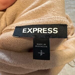 Express Women's Brown Turtleneck Sweater